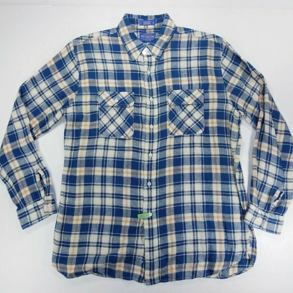 Pendleton Clark Shirt Linen cotton blend Plaid